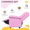 PU Leather Reclining Toddler Chair with Armrest, Footrest and Headrest - 2 of 4