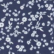navy ditsy