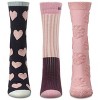 MeMoi Women's 3 Pair Pack Fashion Crew Socks - 2 of 4