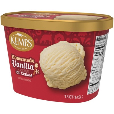 Kemps Old Fashioned Homemade Frozen Vanilla - 48oz