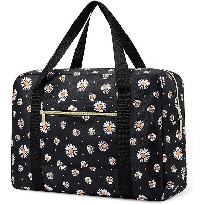 Hachikiko Foldable Travel Duffel Bag, Lightweight Weekender Overnight Bag for Men & Women