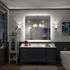 Apmir Super Bright 192 LEDs/m Back LED Lighted Anti-Fog Tempered Glass Bathroom/Vanity Mirror with ETL & 3-Year Warranty - 2 of 4