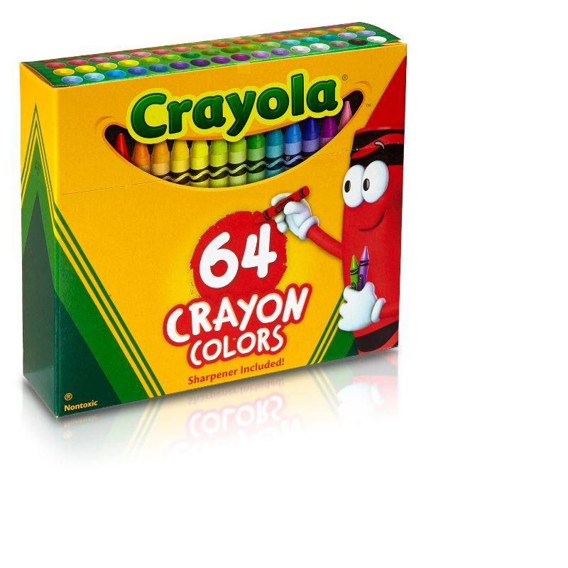 Crayola 64ct Classic Crayons with Sharpener, 2 of 11