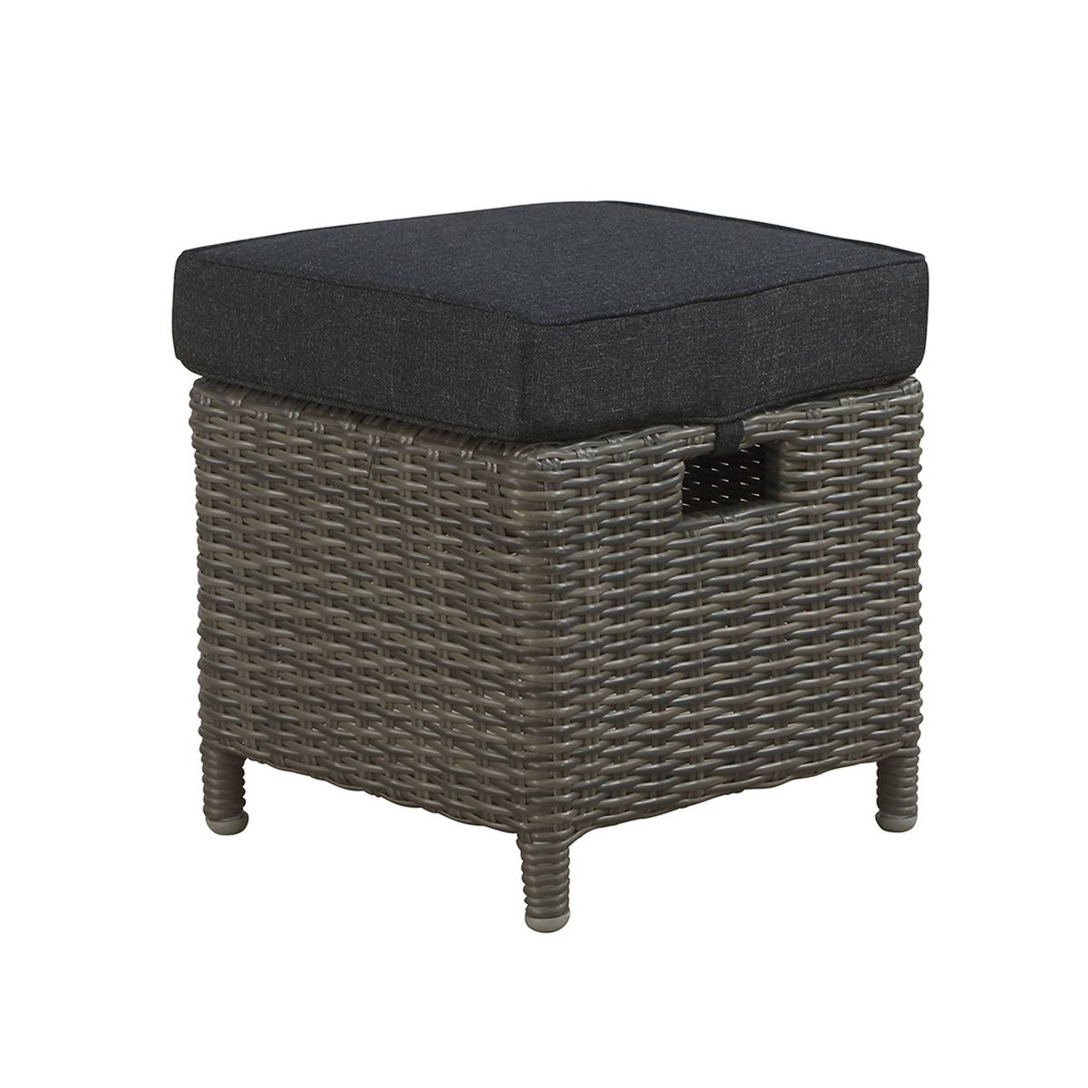 Asti 4pc Wicker Outdoor Set: Reclining Chairs & Ottomans, All-Weather, Rust-Proof - Alaterre Furniture - thumbnail 8