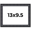 PosterPalooza | Photo Size Linear Black Picture Frame - UV Acrylic, Foam Board Backing, Hanging Hardware - 2 of 4