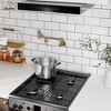 CASAINC Wall Mount Kitchen Pot Filler Faucet with Double Handle Swing Arm Spout - 2 of 4
