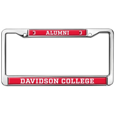 Davidson College Alumni Logo Full Size Standard License Plate Metal Frame