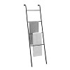 SunnyPoint Classic Home/Bath/Bedroom Closet Leaning Ladder Rack Black (WM-1015-BLK) - 2 of 3