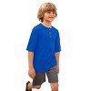 City Threads Boys Soft Organic Cotton Jersey Short Sleeve Henley Tee - USA-Made - 2 of 4