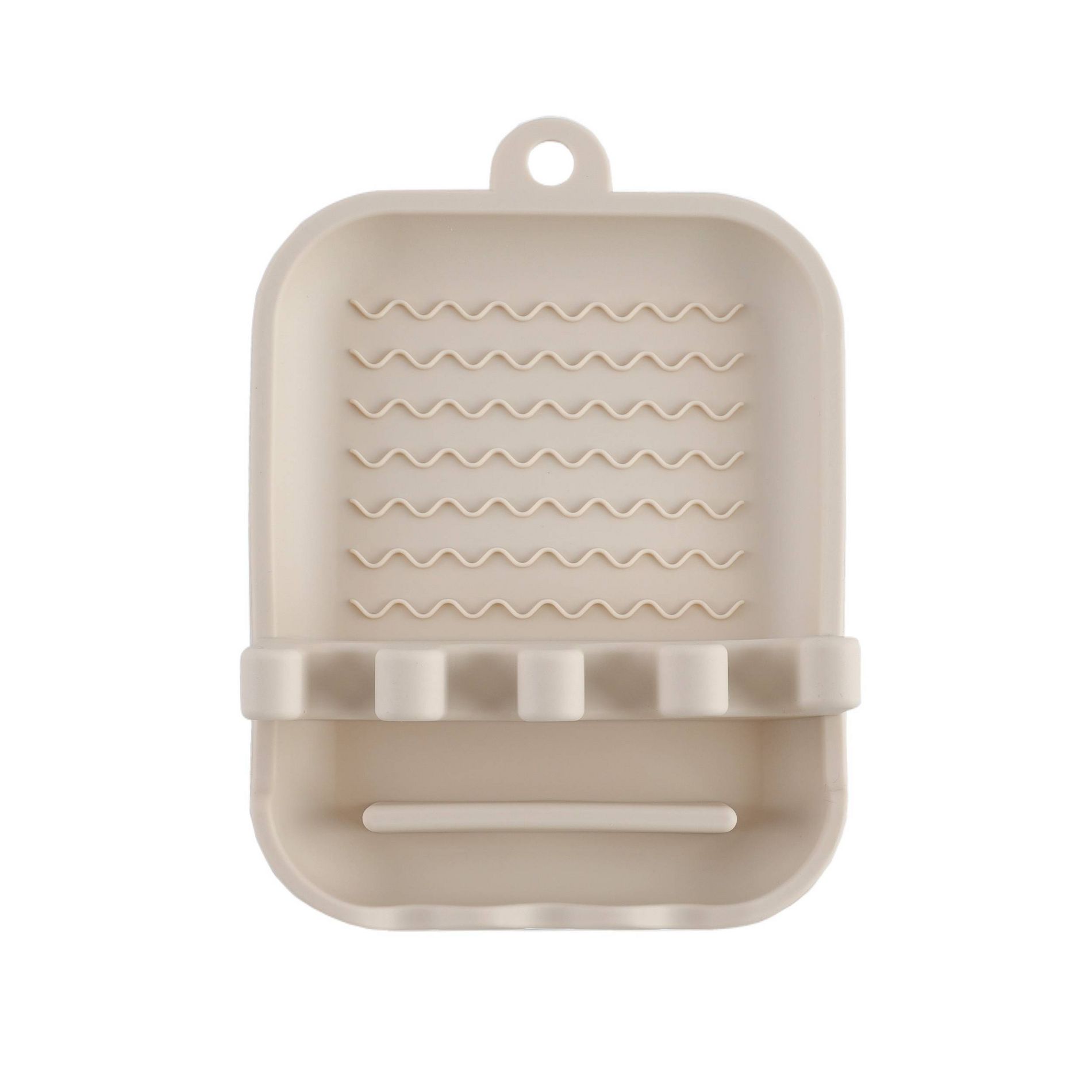 Cook With Color Silicone Utensil Rest Cream