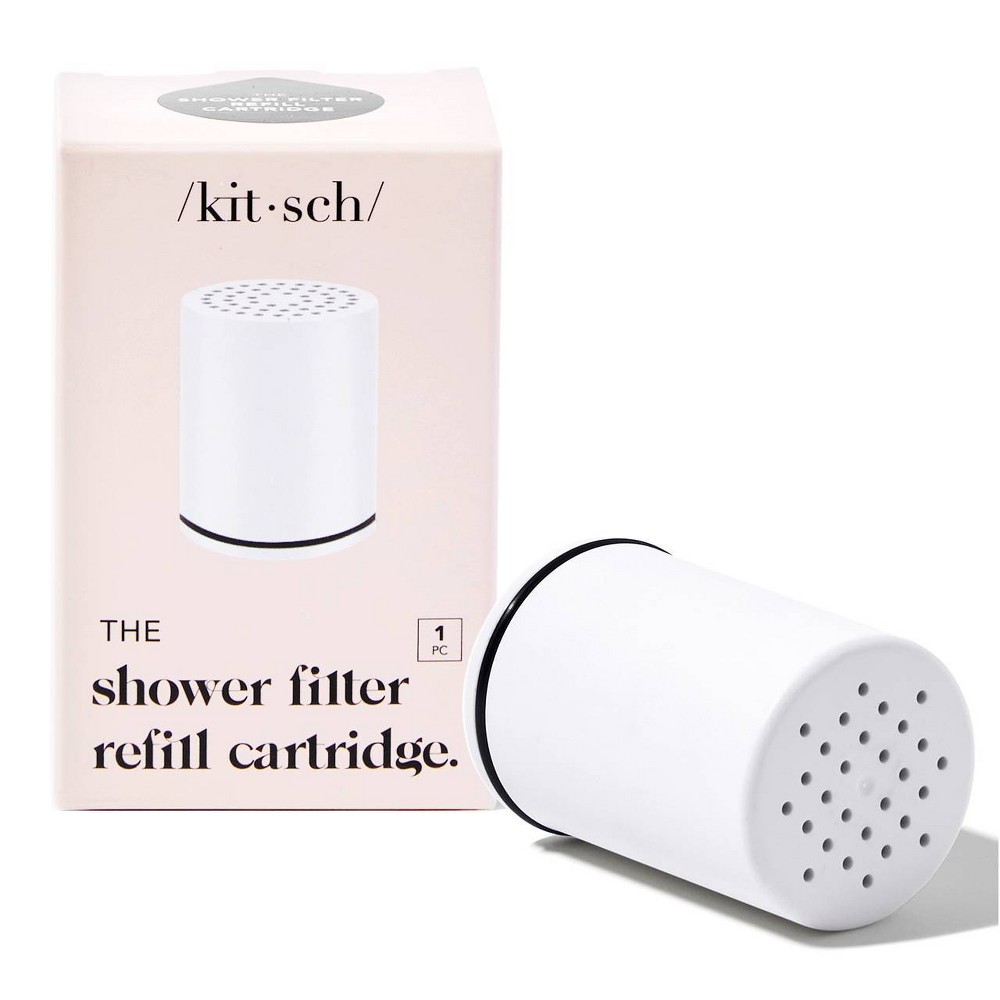 Kitsch The Shower Filter Refill Cartridge Replacement Water Filters and Cartridges - White