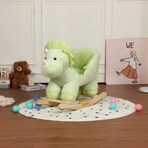 SEVOBAL Toy Vehicles Kids Ride On Rocking Horse with Lullaby Song Hand Puppets and Safety Belt for Toddlers 1-3 Years - 1 of 4