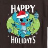 Men's - Lilo and Stitch - Happy Holidays Christmas Short Sleeve Graphic T-Shirt - 2 of 4