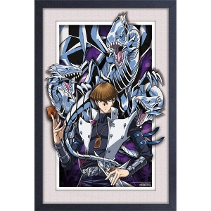 Pyramid America  Yu-Gi-Oh - Kaiba Dragons Wall Framed - 1 of 1