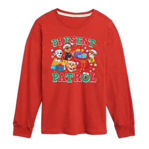Boys' - Paw Patrol - Present Patrol Long Sleeve Graphic T-Shirt - 1 of 4
