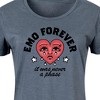Women's - Instant Message - Emo Forever Graphic T-shirt Dress - 2 of 4