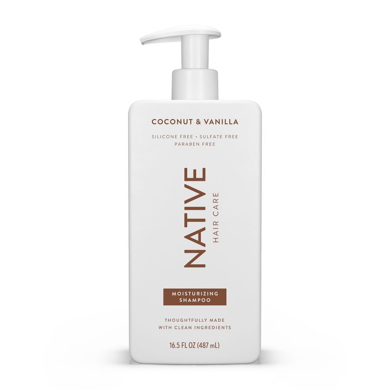 Native Coconut &#38; Vanilla Moisturizing Vegan Shampoo Sulfate, Paraben and Silicone Free - 16.5 fl oz, 3 of 15
