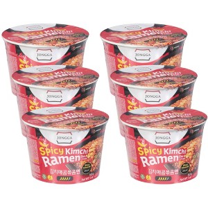 Jongga Spicy Kimchi Ramen Stir Fry - Case of 6/5 oz - 1 of 4