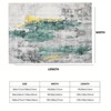 Garvee Large Modern Abstract Area Rug, Low Pile Thin Rug Soft Non Shedding Floor Carpet,Stain Resistant Rug - 2 of 4