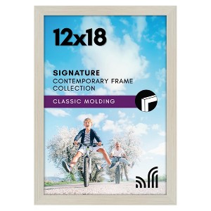 Americanflat Picture Frame with shatter-resistant glass - Wall Mounted Horizontal and Vertical Formats - 1 of 3