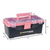 Leisure Sports Fishing Tackle Set and Box - 55 Pieces, Pink and Black - 2 of 4