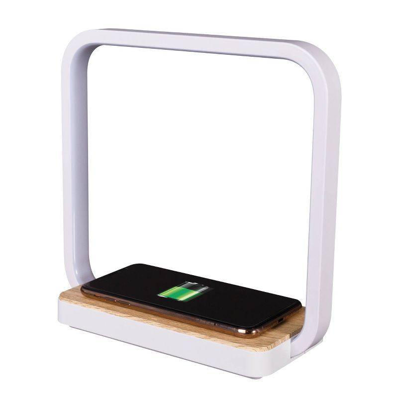Wireless Charging Station with Night Light Table Lamp - OttLite, 1 of 8