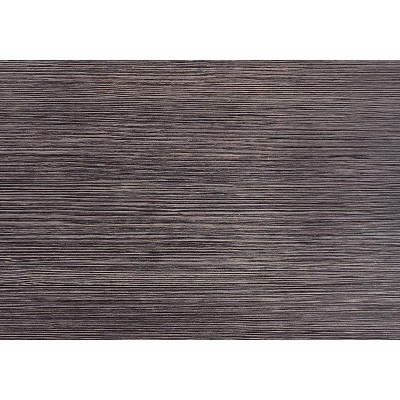 Chic Two-Tone Black and Gray Wood Grain Rectangular Side Table