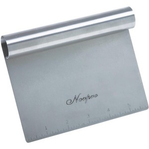 Norpro 6" Wide Heavy Duty Stainless Steel Food Chopper / Dough Scraper - 1 of 4