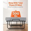 VEVOR Rollaway Bed, 31 in x 75 in Folding Bed with 5 in Mattress, Twin Size Foldable Bed with Sturdy Metal Frame & Memory Foam Mattress - 4 of 4