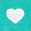 Dalix Mens Lil Heart Midweight Cotton Tee - 2 of 4