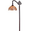 Chloe Lighting Shelley Tiffany-Style 1 Light Reading Floor Lamp 11" Wide - 4 of 4