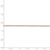 Black Bow Jewelry 1mm, 14k Rose Gold, Box Chain Bracelet - 4 of 4