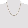 Black Bow Jewelry 1.8mm, 14k Yellow Gold Diamond Cut Solid Spiga Chain Necklace - 2 of 4