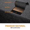 WOWLIVE 12 Dresser,Chest of Drawers, Easy-Pull Fabric & Wood Dressers with Top - 4 of 4