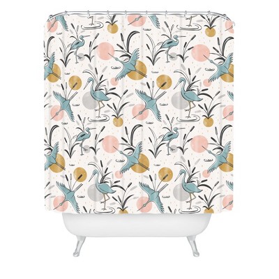 Marshland Shower Curtain Pink - Deny Designs