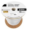 Monoprice Speaker Wire, CL2 Rated, 2-Conductor, 18AWG, 250ft, White - 3 of 4