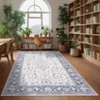Washable Indoor Vintage Carpet For Living Room Bedroom Decor Retro Low Pile Non Slip Area Rugs Soft Thin Rug Farmhouse Office - 2 of 4