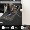 Vanity Desk with Mirror and Lights, Makeup Vanity with Power Outlet - 3 of 4