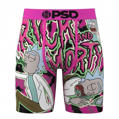 Mens Rick and Morty Tie-Dye Drinks PSD Boxer Briefs