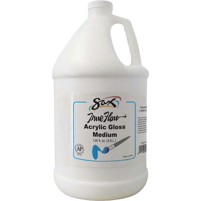 Sax True Flow Acrylic Medium, Gallon, Gloss