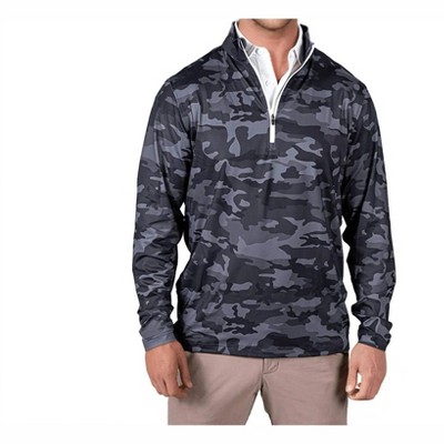 Men's 's Camo Q-zip Pullover - 2Putt
