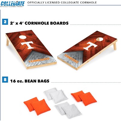 NCAA Tennessee Volunteers 2'x4' Wood Cornhole Set