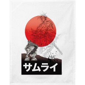 Star Wars Visions Samurai Ronin Character Art White Dish Towel - 1 of 1