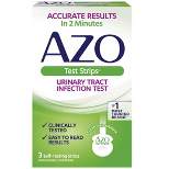 AZO Urinary Tract Infection Test Strips, UTI Test Results in 2 Minutes - 3ct