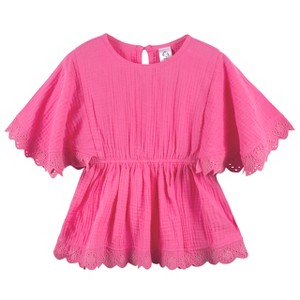 Gerber Baby and Toddler Girls' Woven Kaftan Coverup - 1 of 4