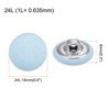 Unique Bargains Suit Dress Blouse Aluminum Fabric Cloth Covered Sewing Buttons 30 Pcs - 2 of 4