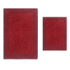 Home Weavers Luxury Collection 100% Cotton Tufted Bathroom Rug Set, Non-Slip Latex Bath Rug Set - 2 of 4