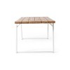PAGED Modern Outdoor Dining Table Rectangle Patio Dining Table with Sleek Metal Frame for Patio, Lawn, Courtyard - 3 of 4