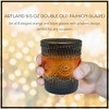 Artland Orange & Black DOF Glass - Set of 8 - 2 of 4