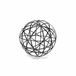 HomeRoots Black Metal Wire Decorative Sculpture - 1 of 4